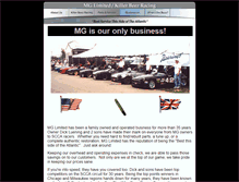 Tablet Screenshot of mgbracing.com
